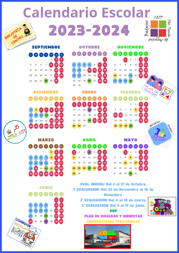 calendario escolar tomasino 2023 2024