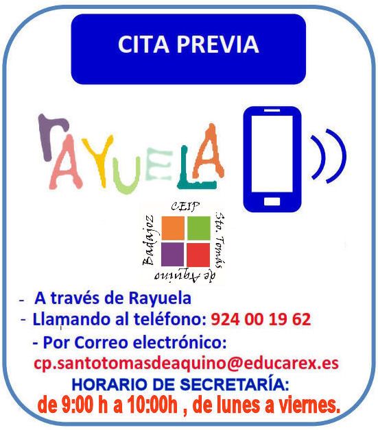 Horario de secretaría