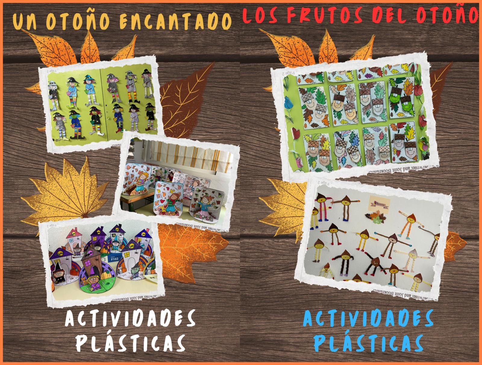 Un otoño encantado actividades plásticas web