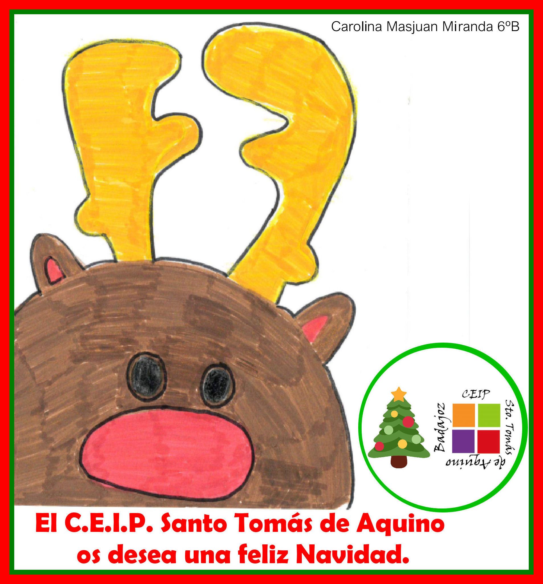 Felicitación postal Navidad 2022 CEIP Sto Tomás de Aquino 01