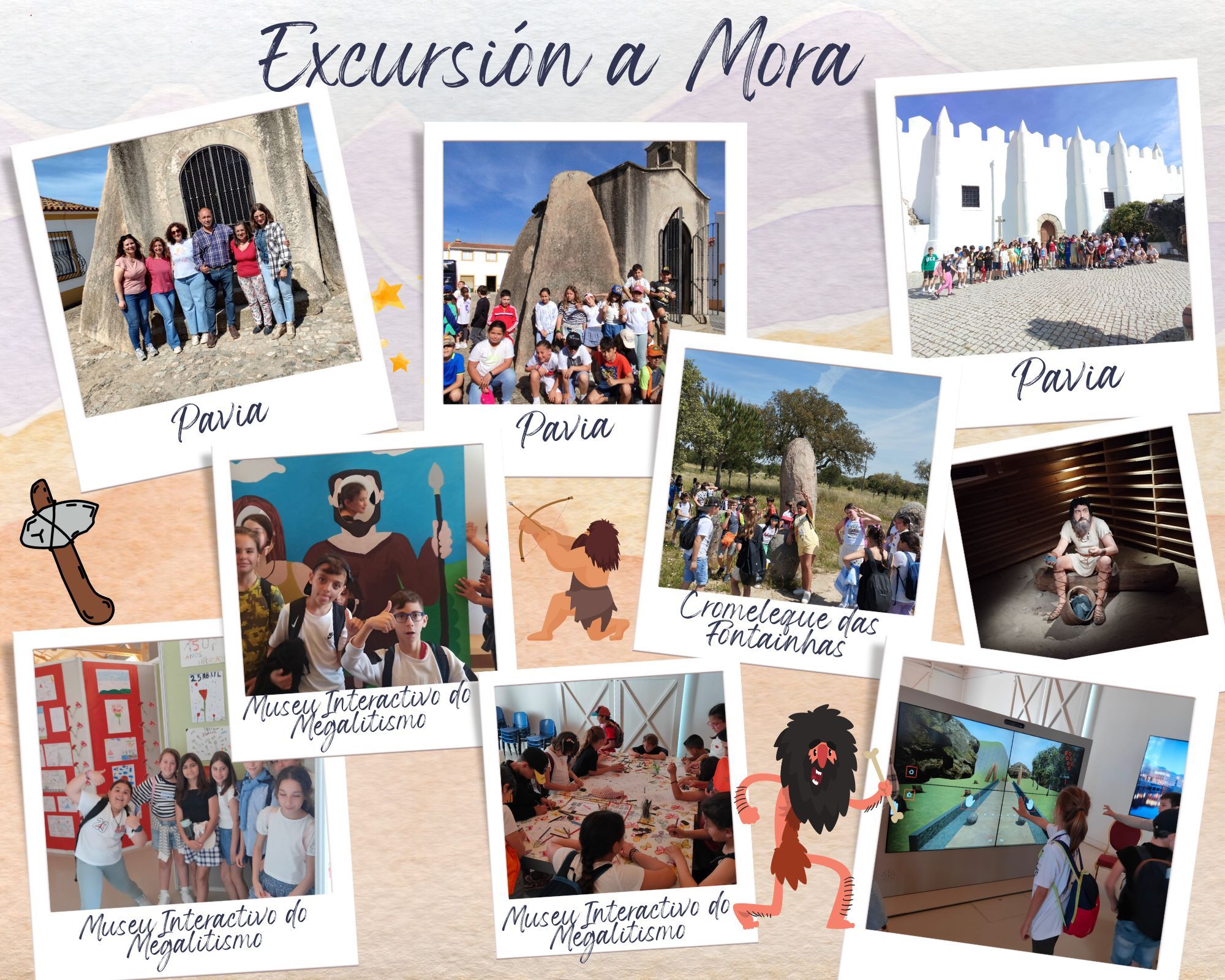 Excursión a Mora abril 2024 Collage