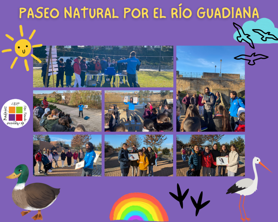 Paseo natural por el río Guadiana enero 2024