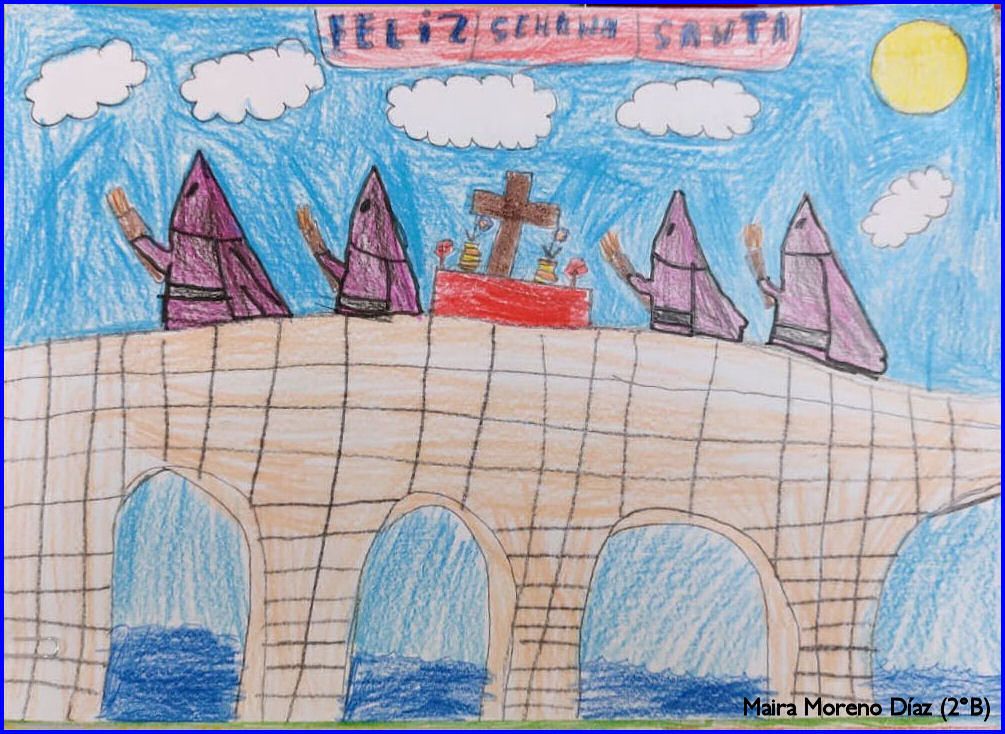 Ganadora concurso dibujos Semana Santa Maira Moreno Díaz de 2B
