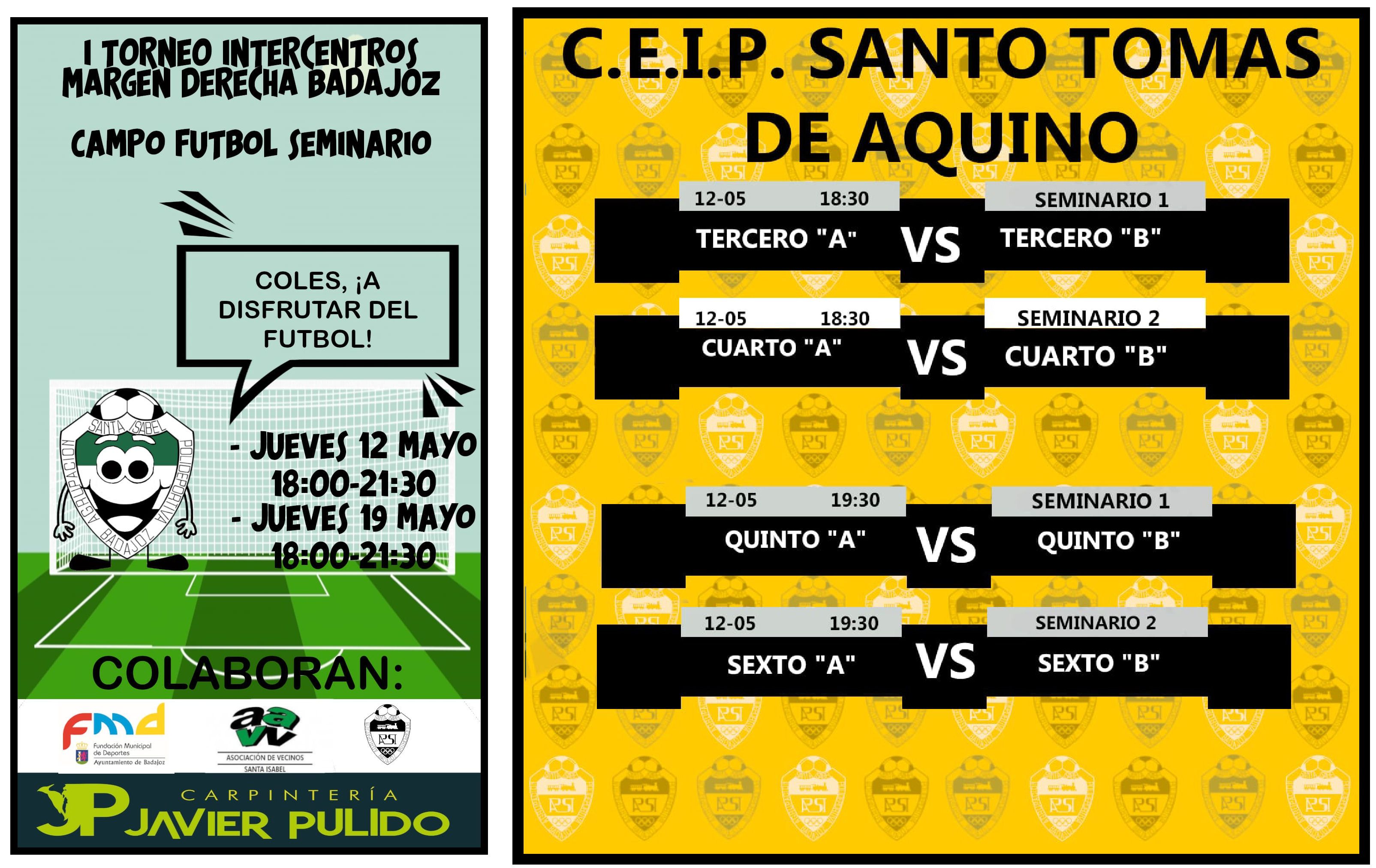cartel I torneo intercentros 2021