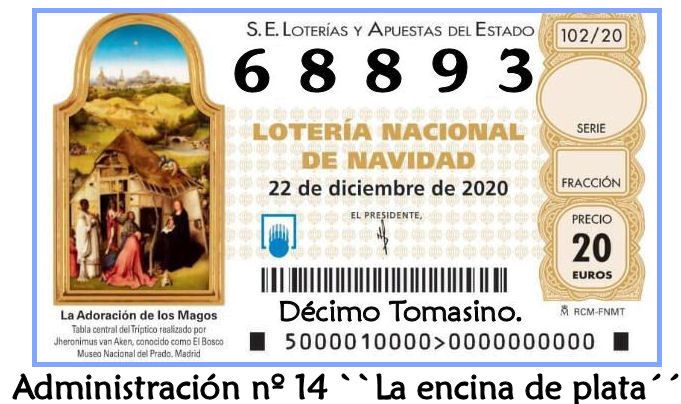 Loteria de Navidad 2020
