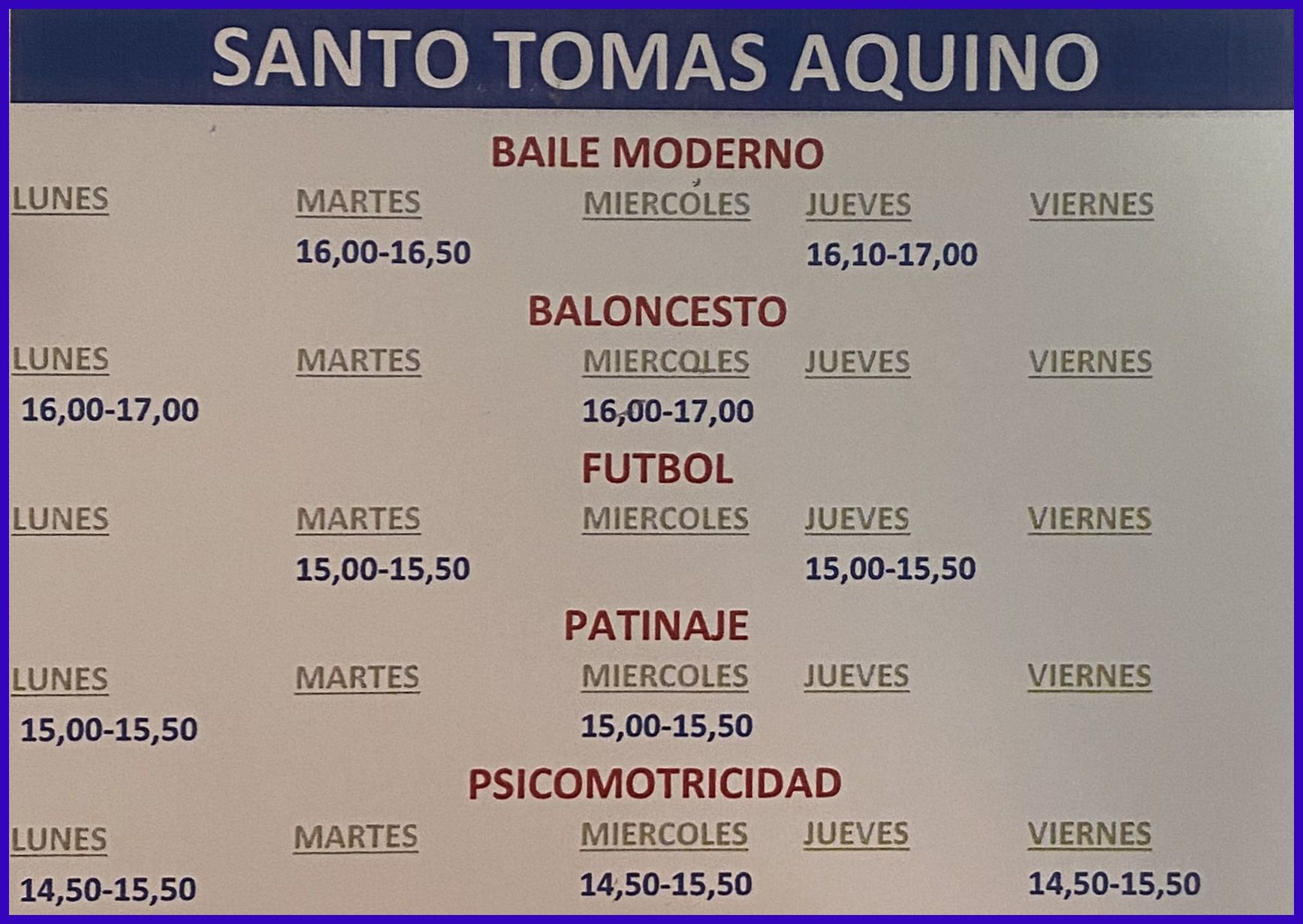 Actividades FMD 2023