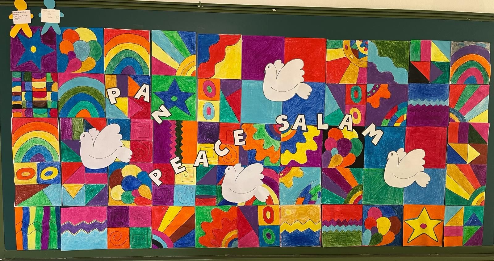 Día de la Paz mural 3º y 4º Mayra