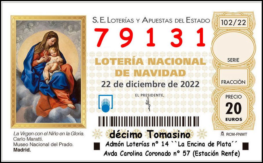 decimo loteria de navidad 2022