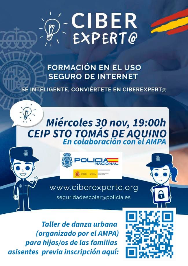 ciberexpertos charla AMPA 2022