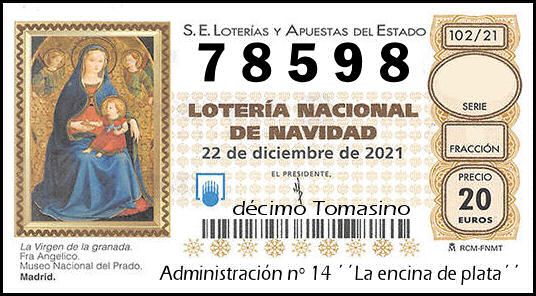 lotería de Navidad 2021