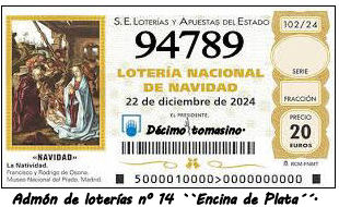 décimo lotería de navidad 2024